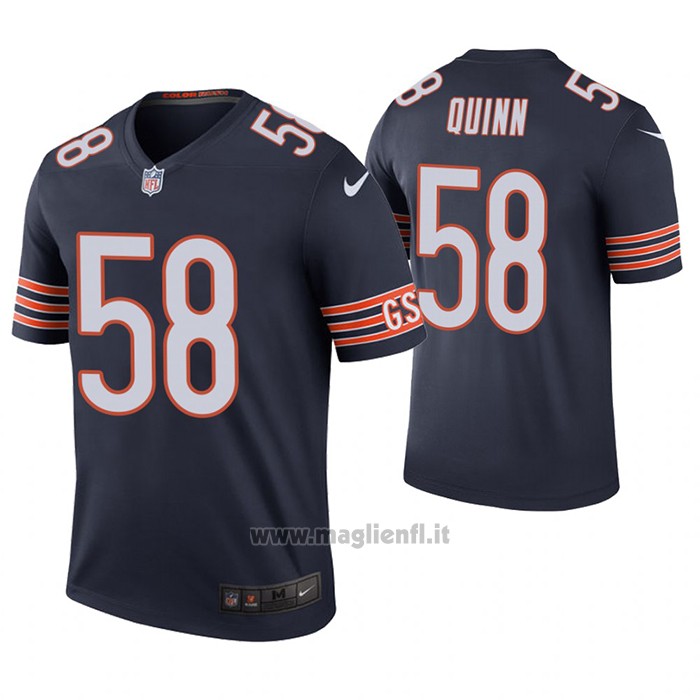 Maglia NFL Legend Chicago Bears Robert Quinn Blu Color Rush